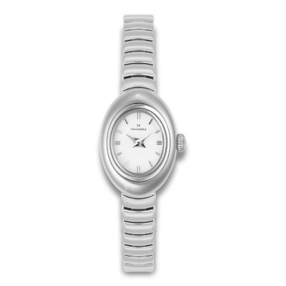 Billede af Mockberg Belle Oval Petite Steel dameur stål 18mm 3bar