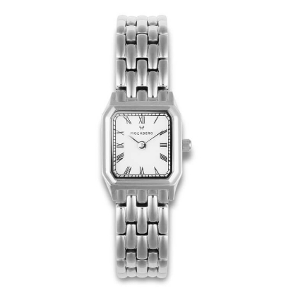 Billede af Mockberg Classic Silver dameur stål 25mm 3bar