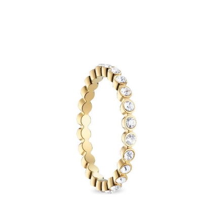 Billede af Bering Arctic Symphony yderring stål gulddoublé m. cz - str. 63 (8)