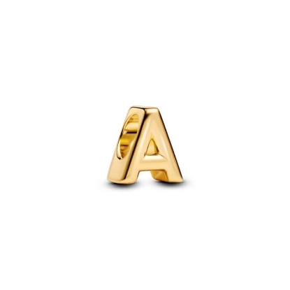 Billede af Pandora Alfabetcharm forgyldt metalblanding (flere varianter)