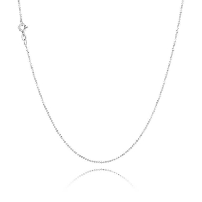 Billede af Kæde Kugle Facet sølv t: 1,20 mm