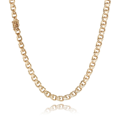 Billede af Kæde bismark 14kt bredde 7,50mm 50cm