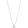Billede af ENAMEL Copenhagen Four-Leaf Clover halskæde sølv (45 + 3 cm)