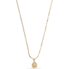 Billede af ENAMEL Copenhagen Four-Leaf Clover halskæde forgyldt sølv (45 + 3 cm)