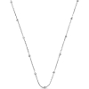 Billede af ENAMEL Copenhagen Beaded Chain halskæde sølv (38 + 4 cm)