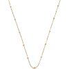 Billede af ENAMEL Copenhagen Beaded Chain halskæde forgyldt sølv (38 + 4 cm)