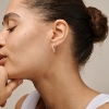 Billede af ENAMEL Copenhagen Belle Hoops sølv