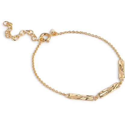 Billede af ENAMEL Copenhagen Tula armbånd forgyldt sølv (15+4cm)