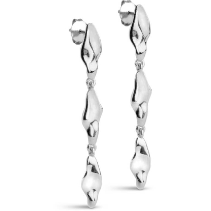 Billede af ENAMEL Copenhagen India Medium øreringe sølv