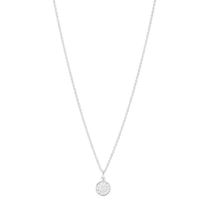 Billede af Lund Copenhagen Marguerit collier 9 mm sølv (42-45 cm)