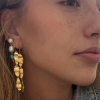 Billede af STINE A Cleo And Cleo ørering forgyldt sølv (1 stk.)