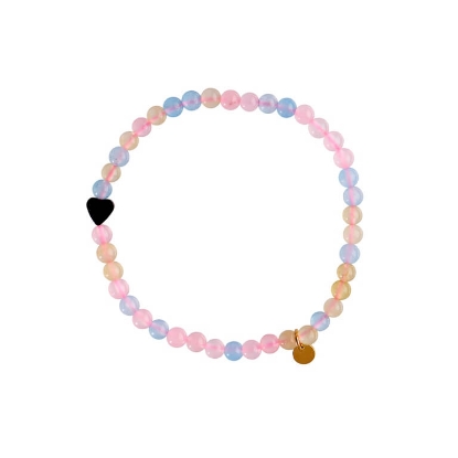 Billede af STINE A armbånd Cherrie Bon Bon - Candyfloss forgyldt sølv (17-25 cm)