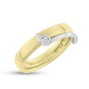 Billede af Ring m. pynt 1 syn. sten 1,75 mm. 14 kt.