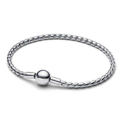 Billede af Pandora Kædearmbånd med rund vingelås (18 cm)