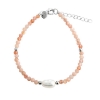 Billede af Aqua Dulce Sunella Mix armbånd sølv m. sunstones + fvp (17 + 3 cm)