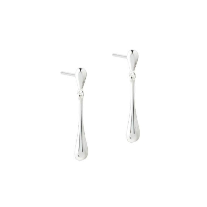 Billede af Aqua Dulce Shiny New Drop Small øreringe sølv