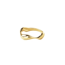 Billede af Aqua Dulce Minara ring forgyldt sølv (str. 62)