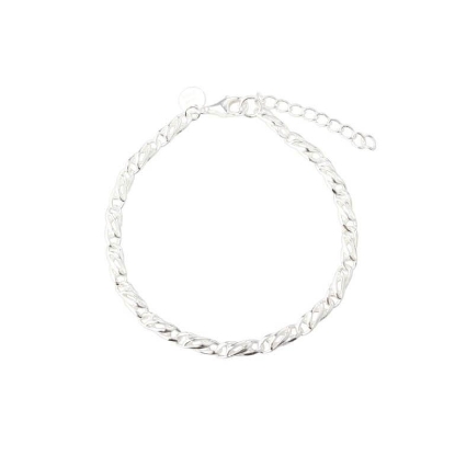 Billede af Aqua Dulce Edna armbånd sølv (17 + 3 cm)