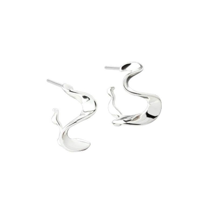 Billede af Aqua Dulce Slim Rhumba Small øreringe sølv