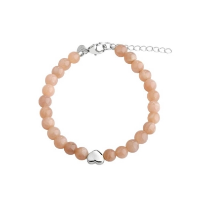 Billede af Aqua Dulce Karla Rose armbånd sølv m. sunstones (17 + 3 cm)