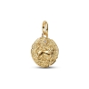 Billede af Pandora Løve Medaljon charm forgyldt metalblanding m. cz
