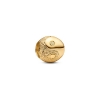 Billede af Pandora Tekstureret Yin og Yang Minicharm forgyldt metalblanding