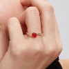 Billede af Pandora Disney Skønheden og Udyret Fortryllende Rosenring forgyldt metalblanding m. muranoglas + cz (str. 48-60)