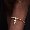 Billede af Pandora Disney Skønheden og Udyret Lumiere charm sølv + forgyldt metalblanding m. cz