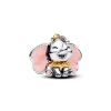 Billede af Pandora Disney Dumbo charm sølv + forgyldt metalblanding m. emalje