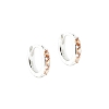 Billede af Aqua Dulce Champella Hoop Small øreringe sølv m. cz (11 mm)