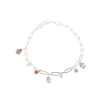 Billede af Aqua Dulce Champella armbånd sølv m. sunstones + cz (20,5 cm)