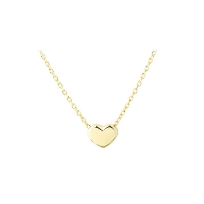 Billede af Aqua Dulce Karla Simple halskæde forgyldt sølv (43 + 3 cm)