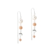 Billede af Aqua Dulce Karla Rose Earthread øreringe sølv m. fvp + sunstones
