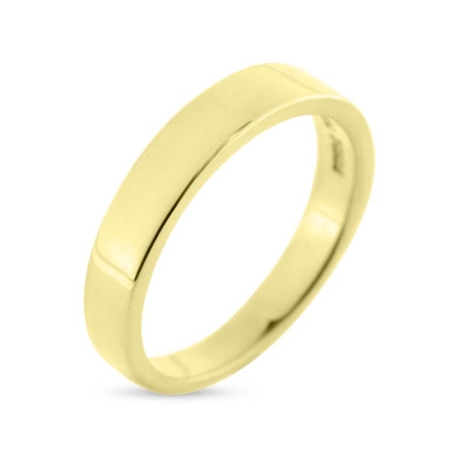 Billede af Ring firkantet profil (str. 60-69) 14 kt.