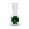 Billede af Dream Delux vedhæng m. smaragd 3,0 mm. ca. 0,12 ct. 14 kt. hvg.