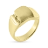 Billede af Herrering 925s forgyldt (forgyldning vil blive slidt af ved brug !)