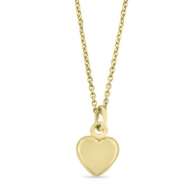 Billede af Vedhæng hjerte, massivt 8 kt. facon 4,6 gr. (prisen er excl. guld)