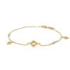 Billede af Studio Z "Peak" armbånd forgyldt sølv m. cz (16 + 2 cm)