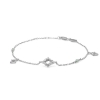 Billede af Studio Z "Peak" armbånd sølv m. cz (16 + 2 cm)