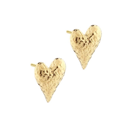 Billede af Aqua Dulce Love Me Big øreringe forgyldt sølv