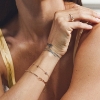 Billede af Mads Z "Vesper" armbånd 14 kt. guld m. 0,07 ct. brillant (16-18 cm)