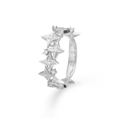 Billede af Mads Z "Vesper" ring sølv m. hvid topas (str. 50-60)