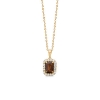 Billede af Mads Z "Cognac" vedhæng 14 kt. guld m. røgkvarts + 0,22 ct. brillanter (ekskl. kæde)