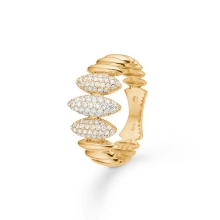 Billede af Mads Z "Orielle" ring 14 kt. guld m. 0,39 ct. brillanter (str. 56)
