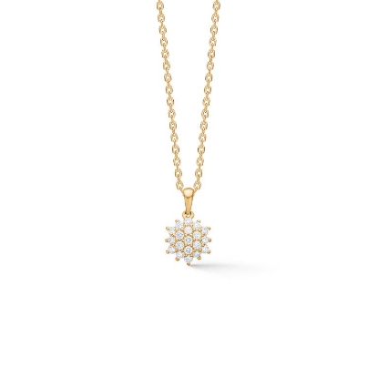 Billede af Mads Z "Lumiére" vedhæng 14 kt. guld m. 0,15 ct. brillanter (ekskl. kæde)