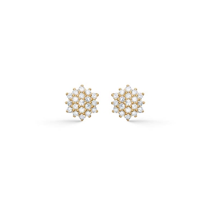 Billede af Mads Z "Lumiére" øreringe 14 kt. guld m. 0,27 ct. brillanter