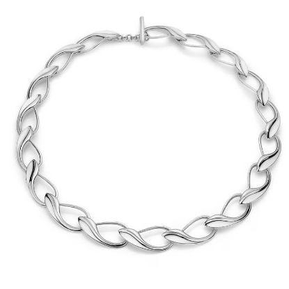 Billede af Mads Z "Winelink" halskæde sølv (40-45 cm)