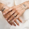 Billede af Mads Z "Darcy" ring 8 kt. guld m. cz (str. 50-60)