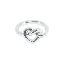 Billede af Jane Kønig "Big Tied Heart" ring sølv (str. 54)