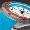 Billede af Certina DS-X GMT Quartz herreur blå gummirem 20 bar 41mm